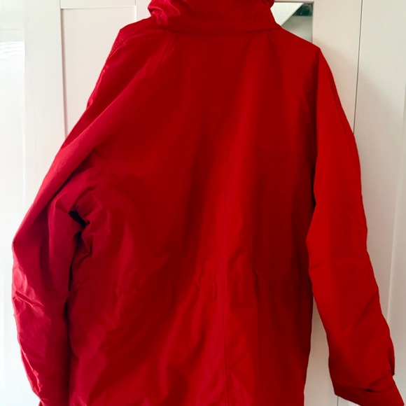Lands' End Men’s Squall Waterproof Insulated Parka – Red xxl - Picture 8 of 11